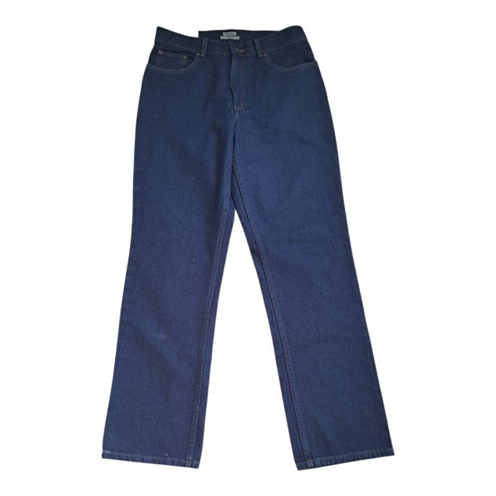 L.L.Bean Women's Denim Jeans Blue Original Fit High Waist Zipper Fly  Sz 12